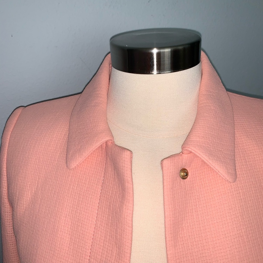 Zara Basic Peach Blazer Size Small - image 5